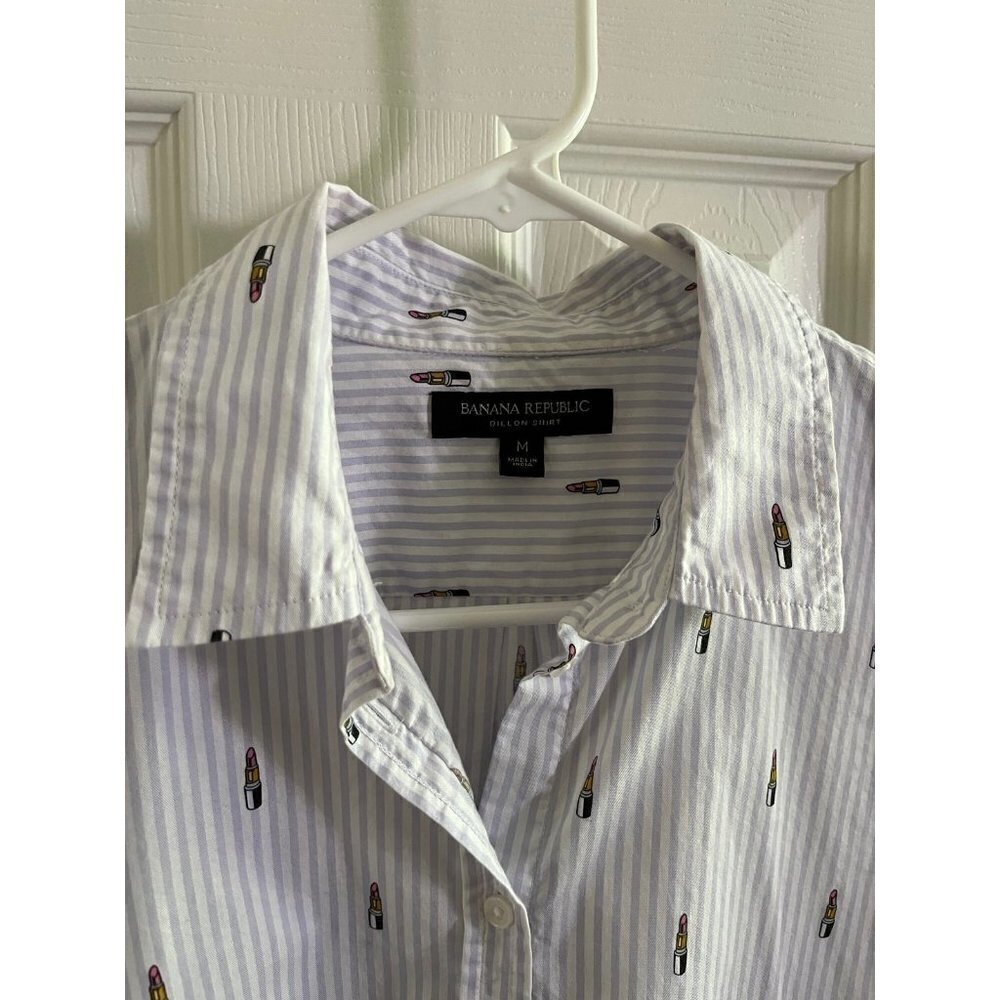 Graphic Printed Button Down Shirt - image 2